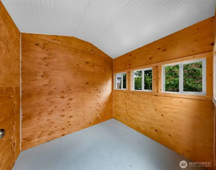 Outbuilding interior Outbuilding interior