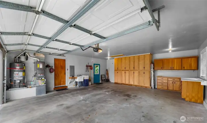Garage interior Garage interior