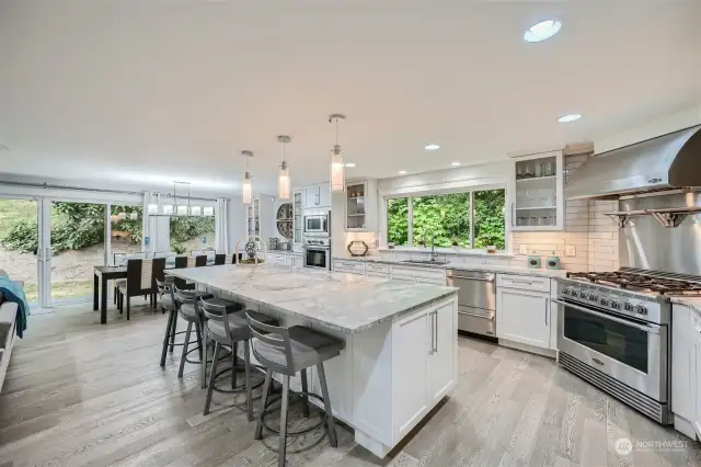 Look at this dream kitchen and island!