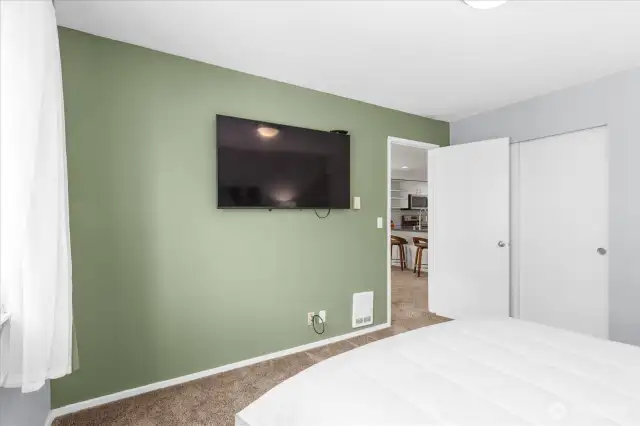 Wall mounted TV stays
