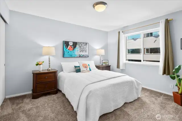Spacious bedroom