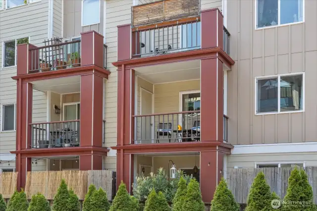 Private balcony