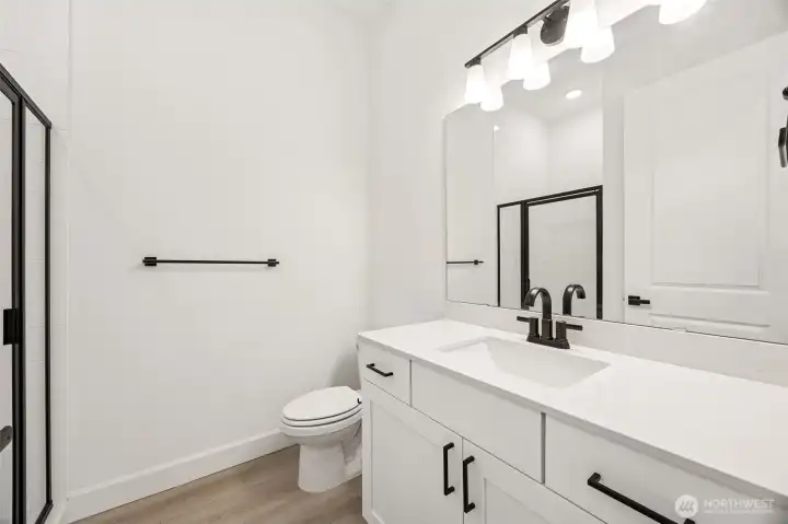 3/4 bath on the main floor