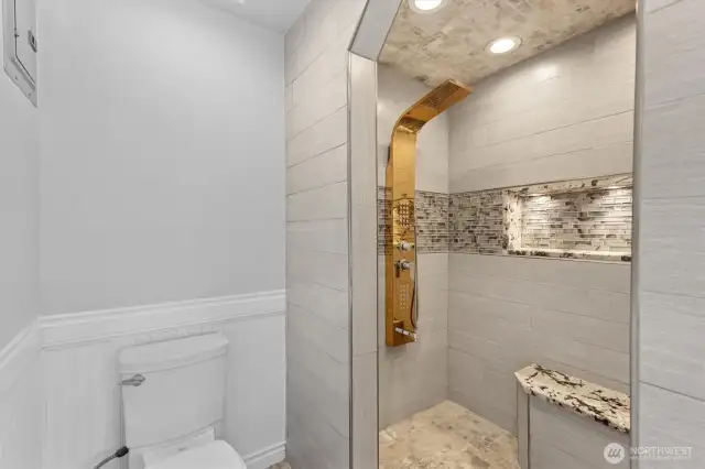 Beautiful double shower