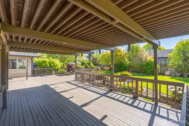 Large Covered Deck