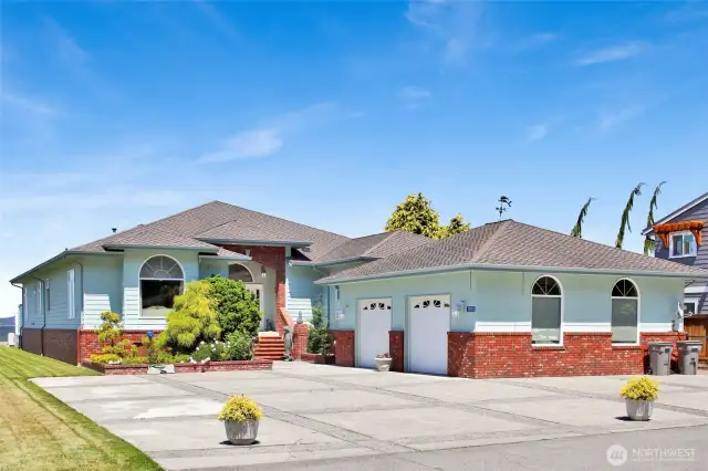 This 3-bedroom rambler has lots of parking for all of your friends and family