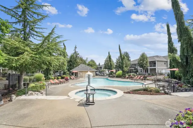 Enjoy the convenience of one of three pools just across the drive.