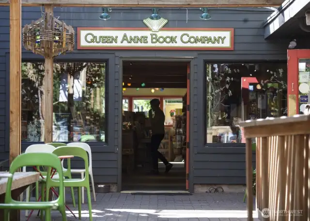 At the top of Queen Anne Hill, cafés and boutiques mingle with a close-knit, walkable charm—just a stroll from Harold’s Place and a world apart from the pace below.