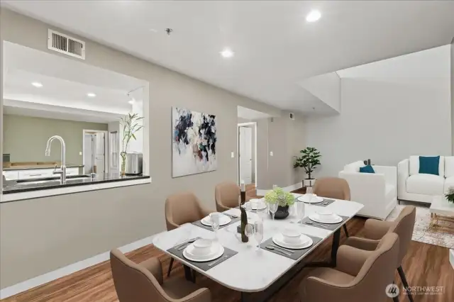 Dining room.