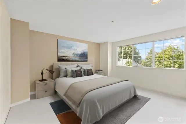 Bedroom 2 w/en suite bathroom.