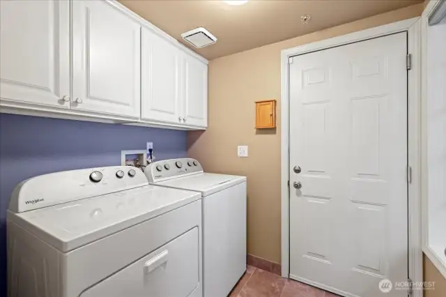 Laundry room.
