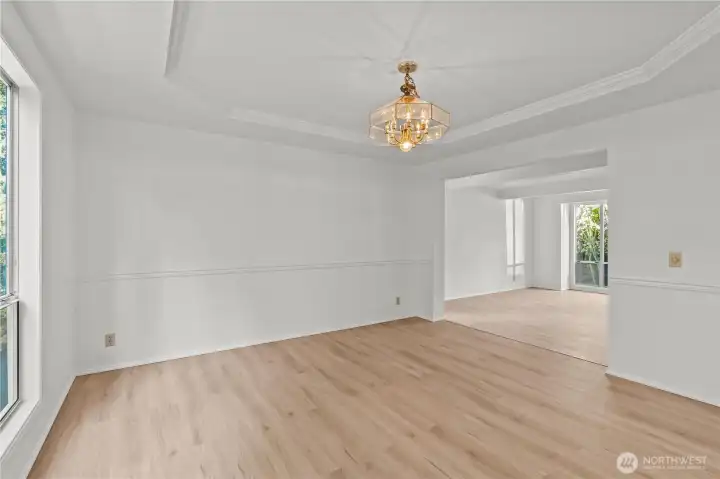 New flooring and fresh paint throughout