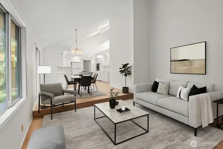 Virtual staging (from family to kitchen)