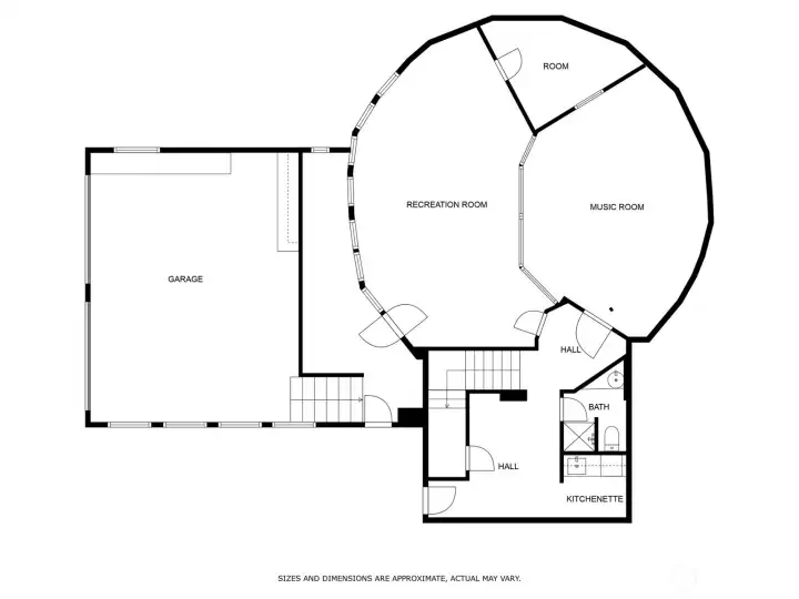 Lower Level Floorplan