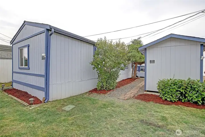 Back "yard" of the space