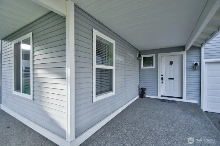 Large front porch great for coffee in those mornings.