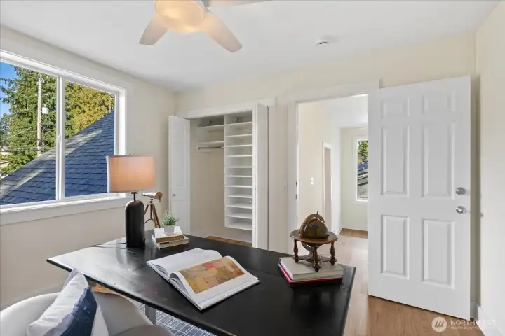 Check out the closet and storage space!