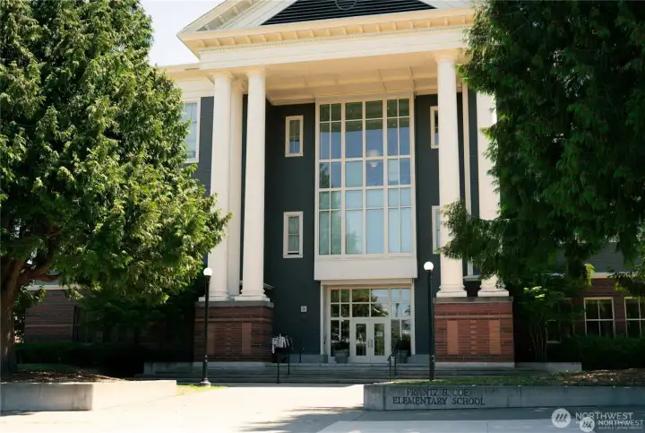 Coe Elementary is literally right around the  corner- Check online stats for ratings and  more info on this well respected and loved  neighborhood school!