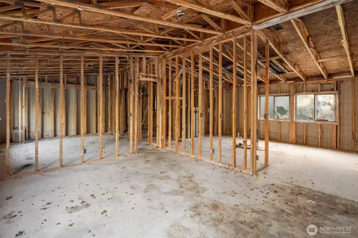 Interior of the second home.