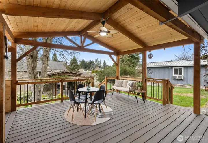 THREE sets of steps lead you to different areas.