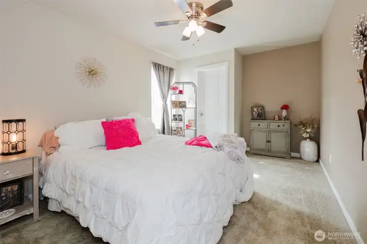 Bedroom 4 with walk-in closet