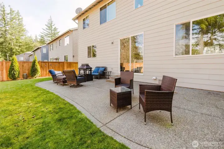 Huge patio