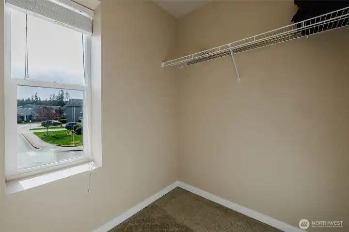 Bedroom 3 with walk-in closet