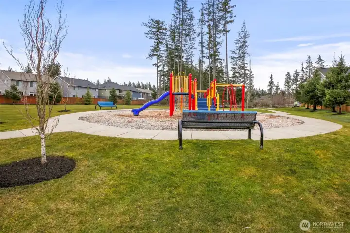 Neighborhood playground right down the road