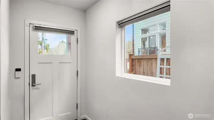 Light and bright entry