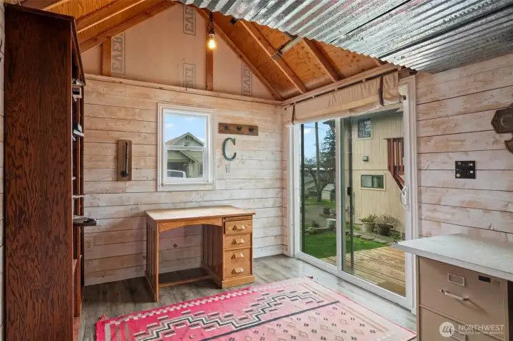 Welcome to your garden office, she-shed, man cave, whatever you prefer!