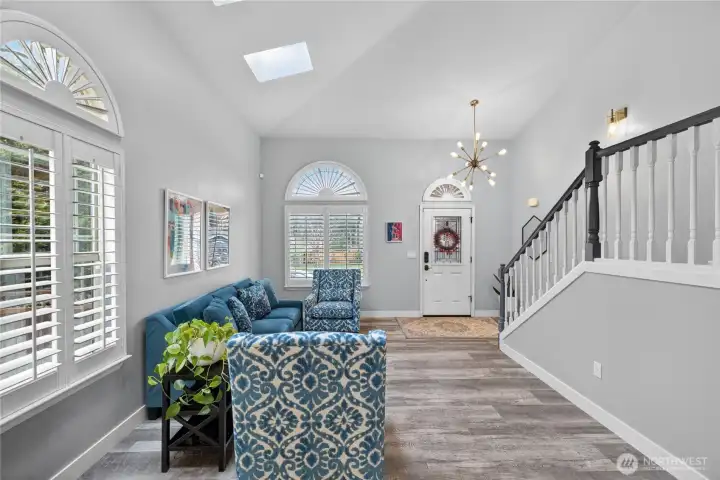 Custom shutters in every window.