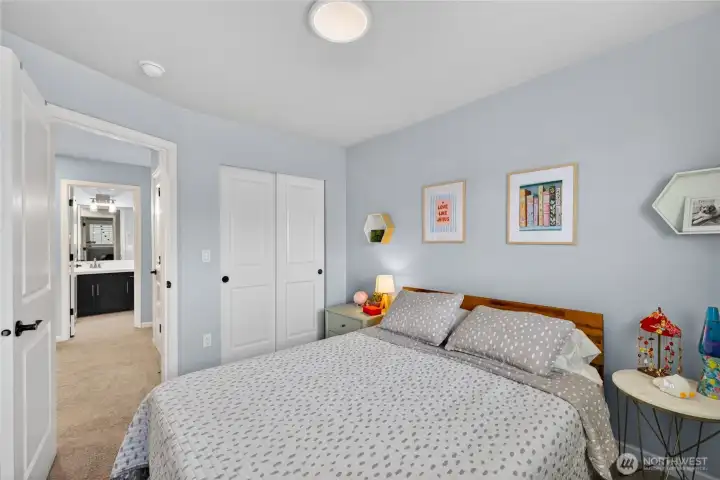 Bedroom 2 with closet.