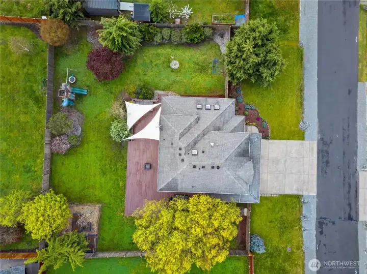 Shy half-acre lot with plenty of built-in outdoor activities.