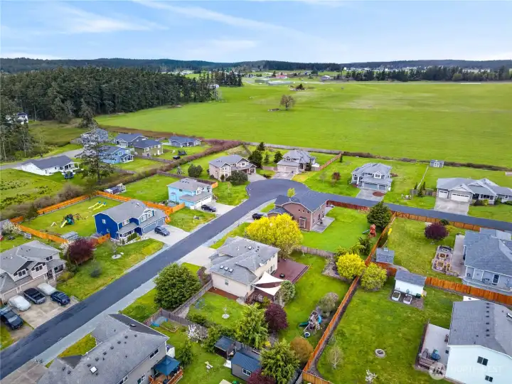 Set back off of State Route 20, it feels like you're living in the country.