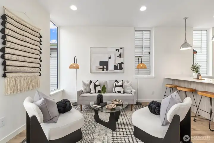 Level II Living room with views.