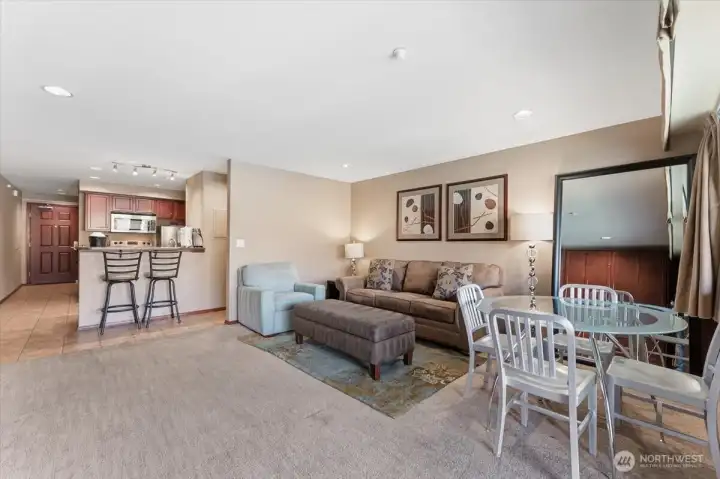 Efficient 1 bed, 1 bath floor plan designed to maximize comfort, usability, and rental income.