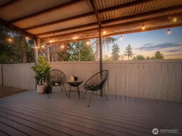 Large low maintence Deck