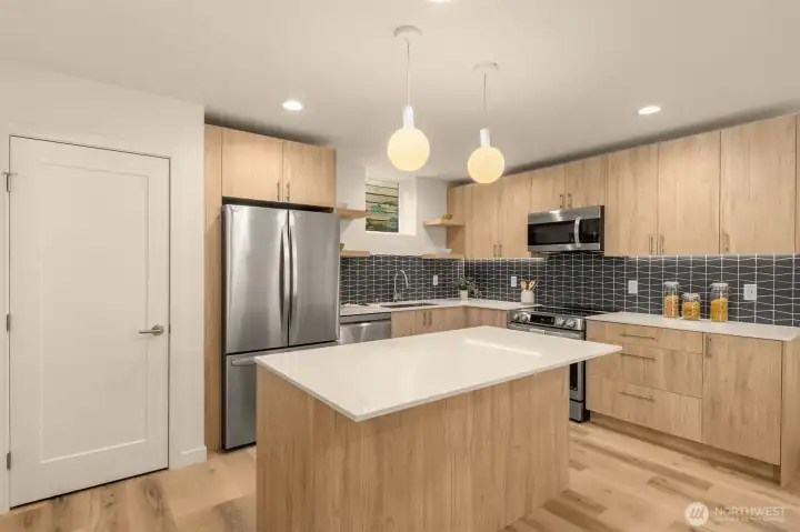 Premium LG stainless steel appliances. Premium LG stainless steel appliances.