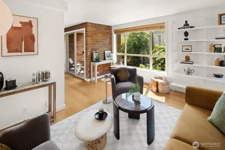 Whether you're entertaining or enjoying a quiet evening at home, this inviting living space adapts beautifully to every occasion.