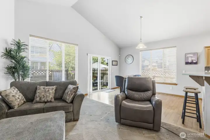 Tall arched ceilings