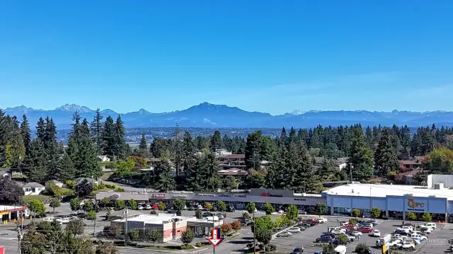 View of the mountains