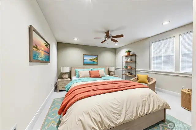 Upper level bedroom.