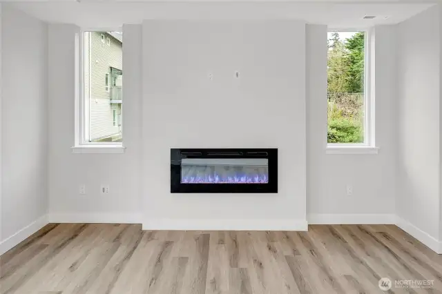 Tall windows provide lots of natural light!