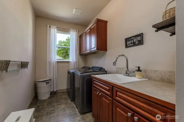 Utility room on the second floor