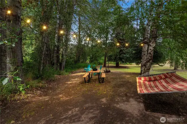 Creek picnic area