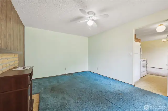 A good sized space can possibly be another bedroom.
