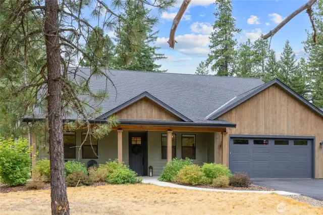 Just another front view of this fabulous custom home.