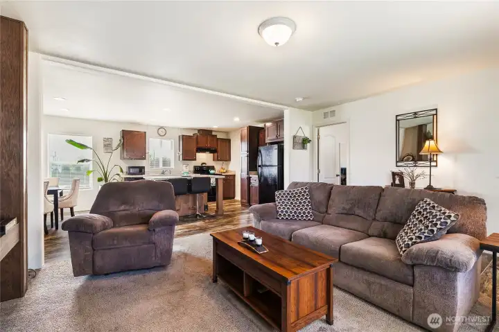 Open floor concept