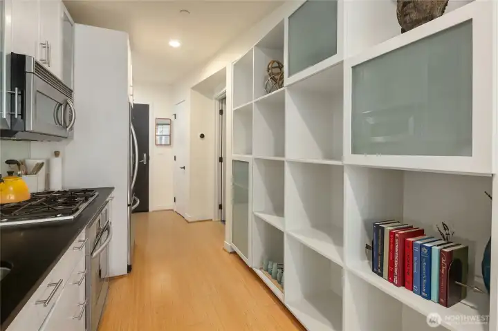Deep built-ins offer plenty of storage