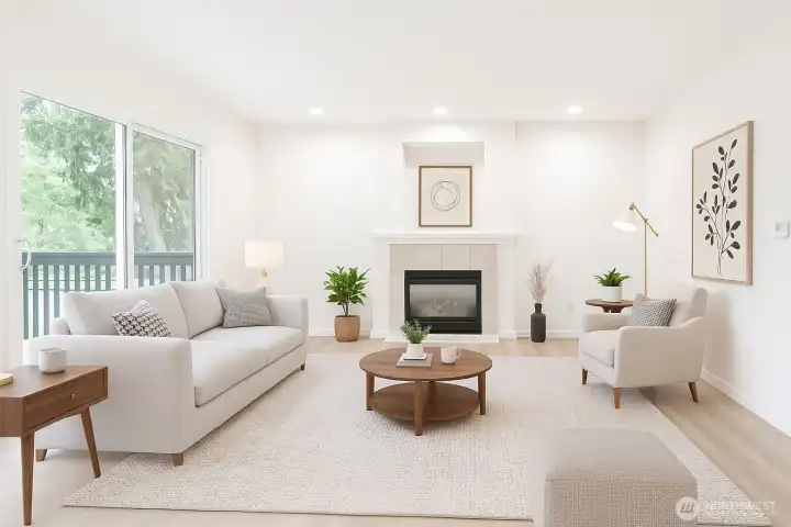 Family Room VR Staged